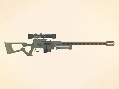 Victory Rifle armory fallout flat game icon rifle victory weapon zattberg