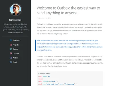 New Ghost Blog Theme blog ghost theme