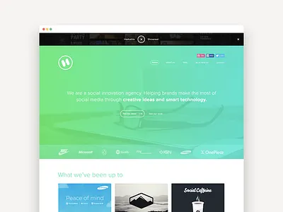 Harkable agency branding home identity logo london parallax ui video web