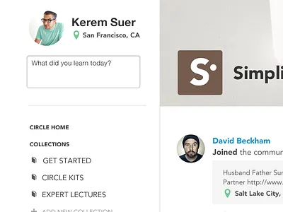Left Navigation navigation web