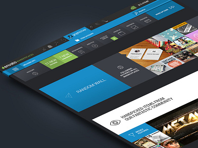 Redesign envato marketplace concept envato marketplace redesign webdesign