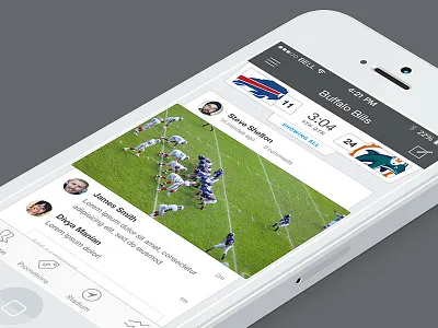 iOS7 Timeline clean design ios ios7 timeline ui user user interface