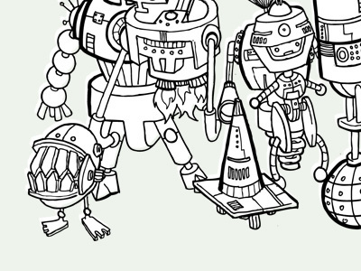 Robot Coexist coexist fail illustration robot