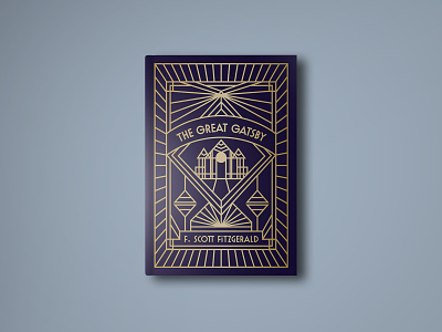 Book Cover :: The Great Gatsby book book cover books cover design elegant gold hardcover literature luxury print