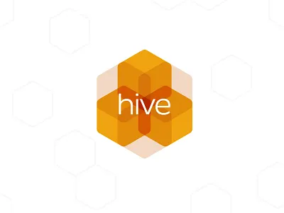 Hive beehive bees branding hive logo logomark logotype