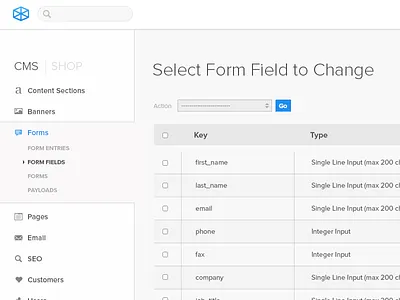 Old UI Experiments clean dashboard ui user interface white