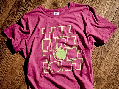 The Fire Tonight t-shirts print rocknroll screenprint tshirt