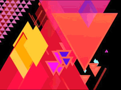 Mun2 - Triangles abstract broadcast bumper motion mun2 triangles