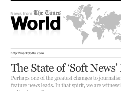 The Times css georgia helvetica html screenshot the times