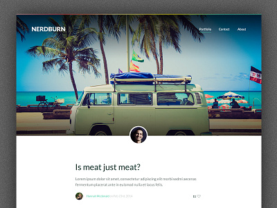 postach.io theme blog layout postachio theme