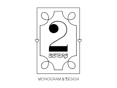 Two Sisters Logo branding identity logo