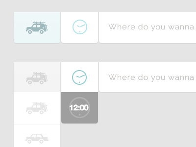 Wheel car clock form profil search