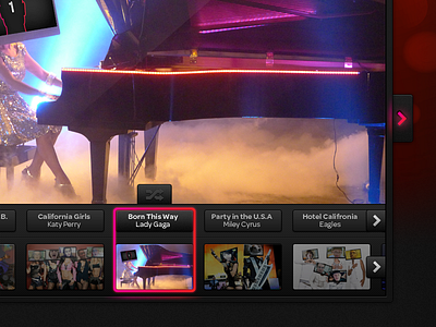 Xfactor web app app carousel console web