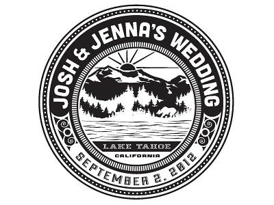 Wedding logo icon logo seal stamp wedding