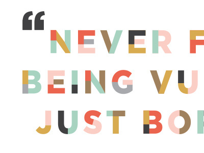 Diana Vreeland Quote direct mail quote typography