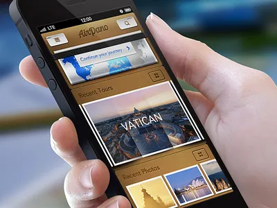 Airpano iPhone App airpano ios iphone ui