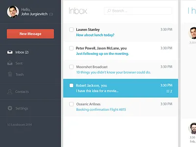 Webmail Client interface mail ui webmail