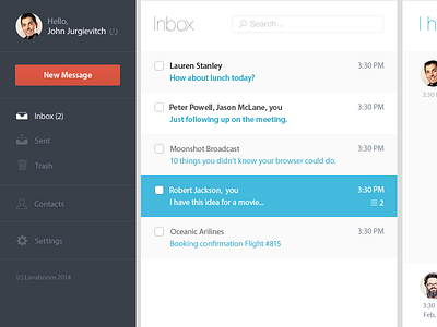 Webmail Client interface mail ui webmail