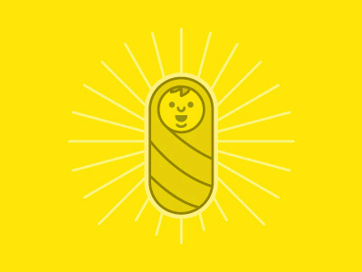 Birth Announcement baby baby announcement birth birth announcement clean flat illustration line illustration minimal