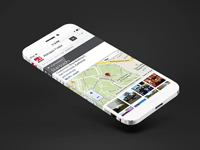 iPass Web Hotspot Finder on Mobile Web css html mobile mockup profile responsive web