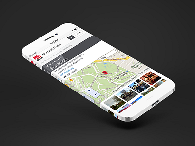 iPass Web Hotspot Finder on Mobile Web css html mobile mockup profile responsive web