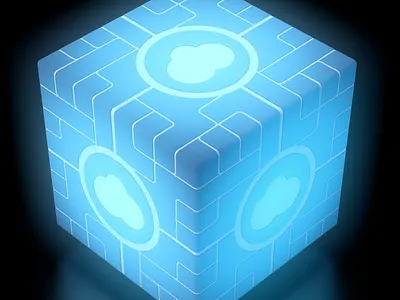 Experimental cube 2 3d c4d model photoshop render
