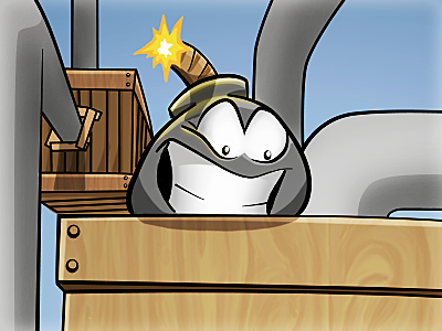 Mobile Game with Bombs android bombs crate fun game ios screenshot