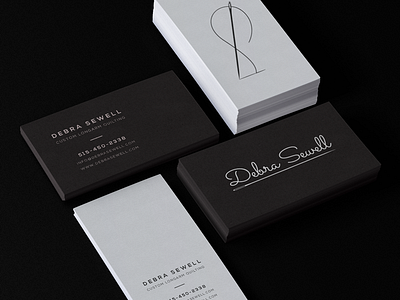 Black & White Letterpress Business Cards black and white branding business cards identity letterpress