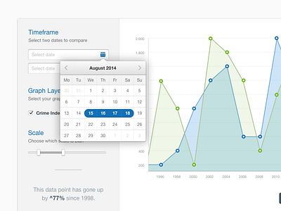 Cal calender clean design interface simple ui ux