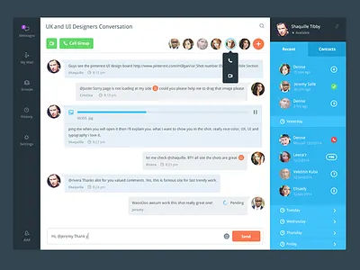 chat application app call flat group icons skype social software text box ui user ux