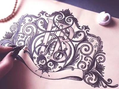 Personal Branding branding decorative design font identity lettering logo paper pencil sketch type typography