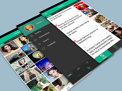 Fragmentation app fragmentation music news picture ui