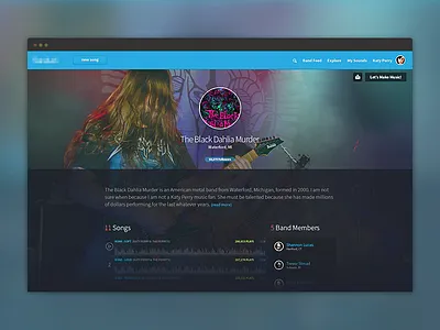 Band Profile - WIP audio daw explore mp3 music recording songs