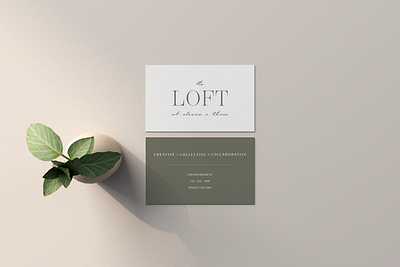 Business Card Design for Loft 1103 brand designer brand development brand identity branding business card collateral design graphic design illustration logo logo design logo designer marketing collateral print print collateral print design ui ux vector visual identity