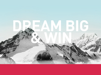AgencyM look play blue header landing page mountain red sky ui ux website white