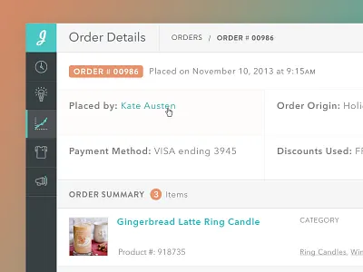 Order Details Concept analytics app dashboard ecommerce invoice order orders ui web webapp webdesign