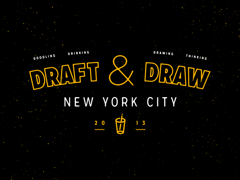 D&D Type beer exploratory fun times gif typography
