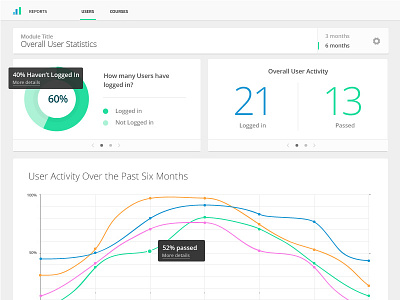 User Reports analytics charts data graphs info infographics statistics ui user ux