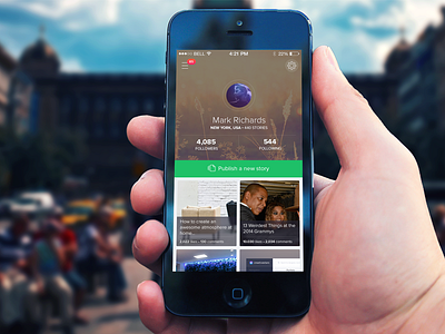 User Profile ios iphone iphoneapp market sell shop template ui user interface