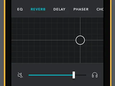 Edit Track UI audio icons ios ios7 mobile music playback player recording slider ui ux