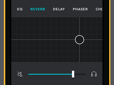 Edit Track UI audio icons ios ios7 mobile music playback player recording slider ui ux