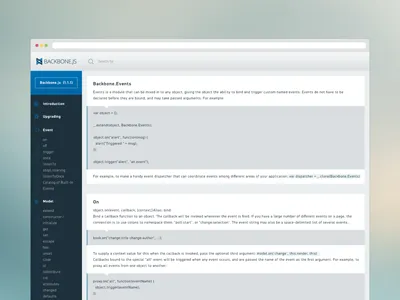 Backbone.Js code javascript mvc redesign