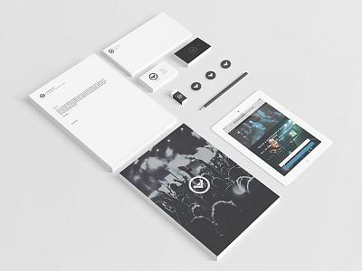 Loudfund Identity Stuff business cards identity letterhead logo loudfund mockup print stationary