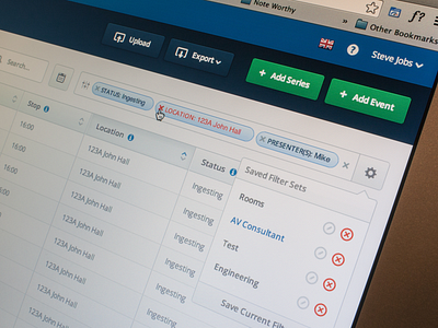 Filters V2 buttons filtering interface elements mike busby no psd user interface web app web app design
