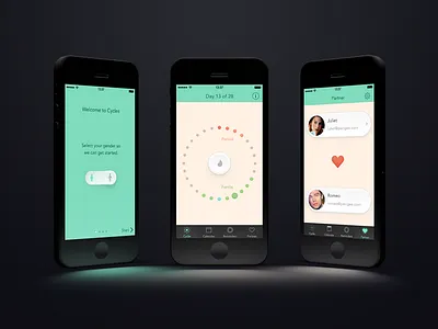Cycles cycle heart ios 7 period tracker