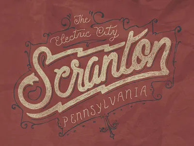 My Hometown hand drawn hand lettering micron pens t shirt design