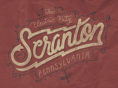 My Hometown hand drawn hand lettering micron pens t shirt design