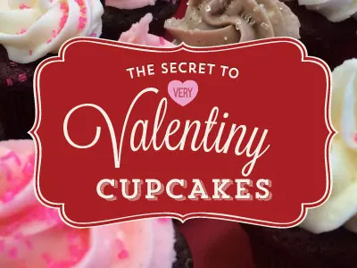 Cupcake cupcakes illustration infographics typography valentines