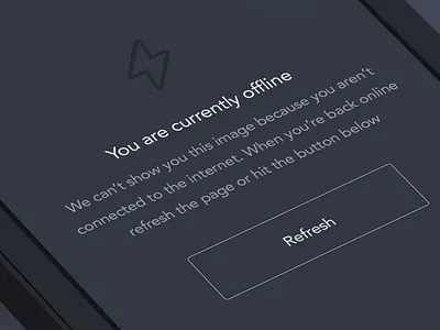 Offline prototypes empty state error iphone mobile offline ui web