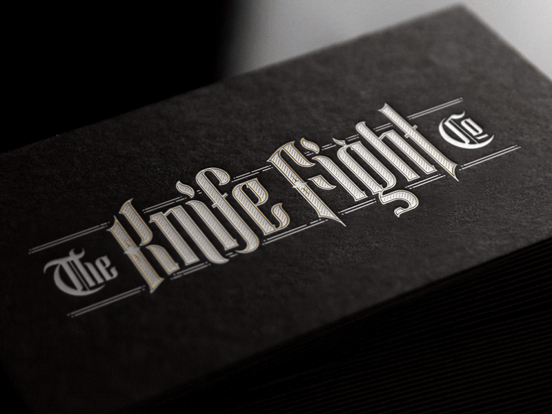 Knife Gif graphic designer logo logo design oooo top secret